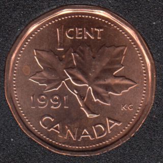 1991 - B.Unc - Canada Cent