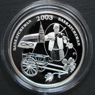 2003 Canada 50 Cents Sterling Silver - Festival Back to Batoche Saskatchewan