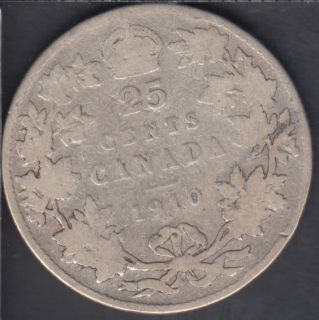 1910 - Canada 25 Cents