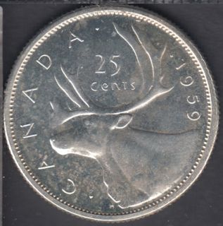 1959 - Proof Like - Canada 25 Cents