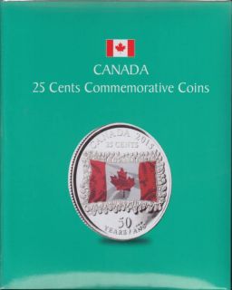 KASKADE Canadian Coin Albums - 25 Cents Commemorative