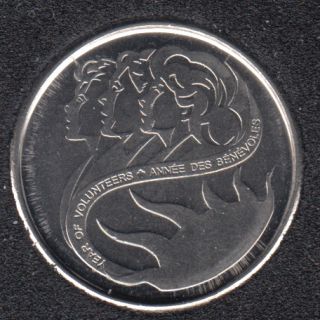 2001 P - B.Unc - Volunteers - Canada 10 Cents