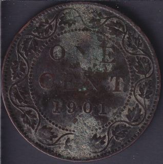 1901 - VF - Rouille - Canada Large Cent