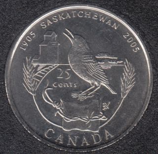 2005 P - B.Unc - Saskatchewan - Canada 25 Cents