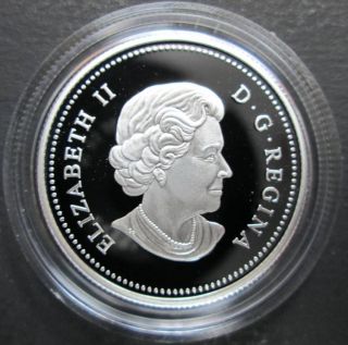 2004 Canada 50 Cents Sterling Silver Coin - 2003 Queen - Coat of Arms