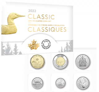 2022 - Ensemble hors-circulation de pièces canadiennes classiques