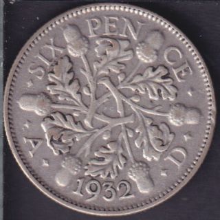 1932 - Fine - 6 Pence - Grande Bretagne