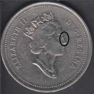 1999 - Extra Metal Nose - Canada 5 Cents