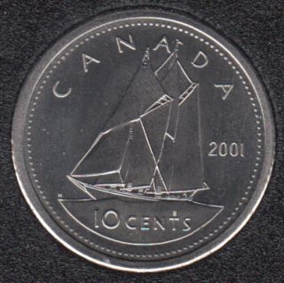 2001 P - Specimen - Canada 10 Cents