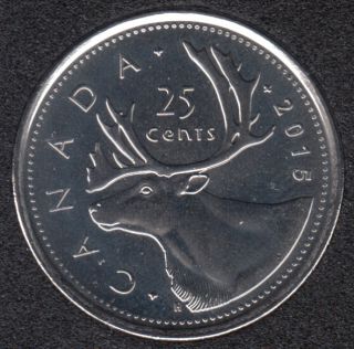 2015 - B.unc - Canada 25 Cents