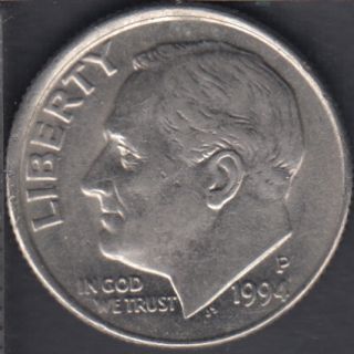 1994 P - Roosevelt - 10 Cents