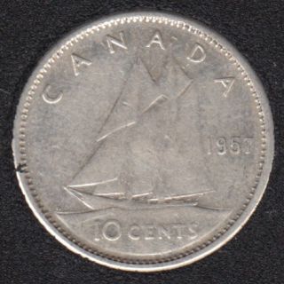 1957 - Canada 10 Cents