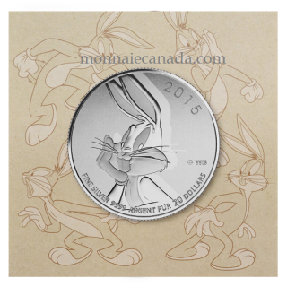 2015 - $20 for $20 Fine Silver Coin – Bugs Bunny