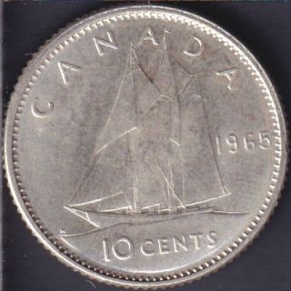 1965 - UNC - Canada 10 Cents