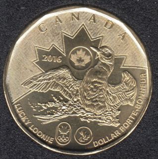 2016 - B.Unc - Olympique - Canada Dollar