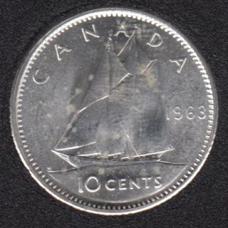 1963 - B.Unc - Canada 10 Cents