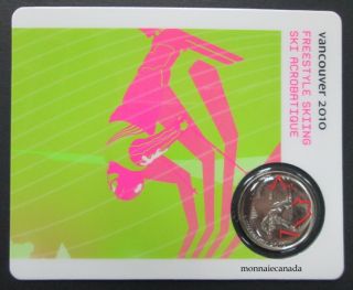 2010 - 25 cents - Vancouver – Freestyle Skiing Circulation Sport Cards