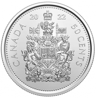 2022 - B.Unc - Canada 50 Cents