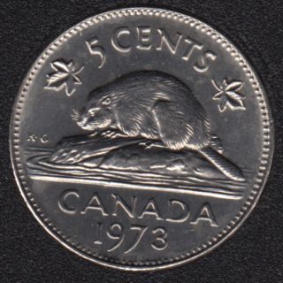 1973 - B.Unc - Canada 5 Cents