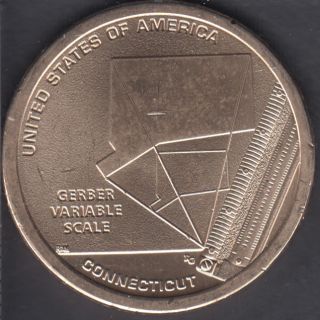 2020 P - B.Unc - Connecticut - Gerber Variable Scale - Dollar