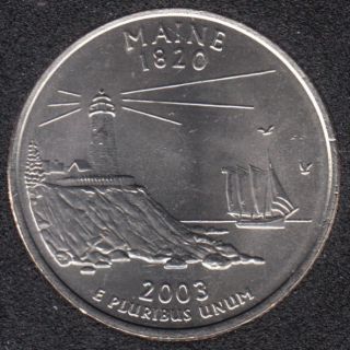 2003 P - Maine - 25 Cents