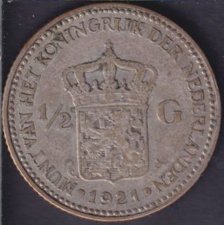1921 - Fine - 1/2 Gulden - Pays-Bas