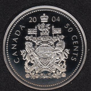 2004 - Proof - Argent - Canada 50 Cents