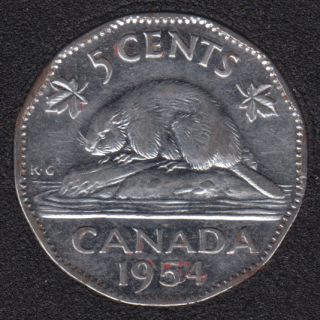 1954 - Canada 5 Cents