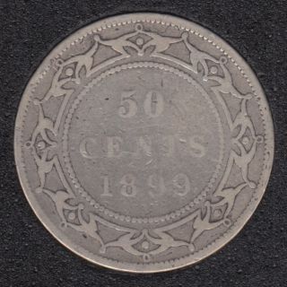 Terre Neuve - 1899 - W '9' - 50 Cents