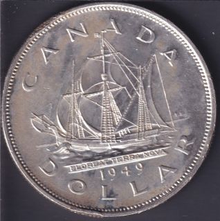 1949 - UNC - Cleaned - Canada Dollar