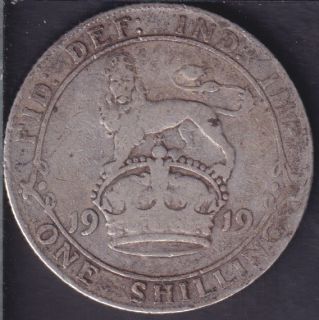 1919 - G/VG - Shilling - Great Britain