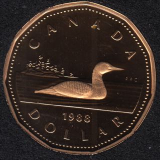 1988 - Proof - Canada Huard Dollar