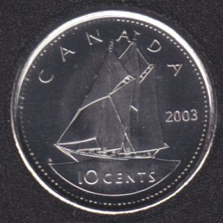 2003 P - B.Unc - NE - Canada 10 Cents
