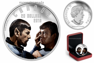 2016 - $20 - Star TrekTM - 1 oz. Pure Silver Coloured – Iconic Scenes - Mirror, Mirror