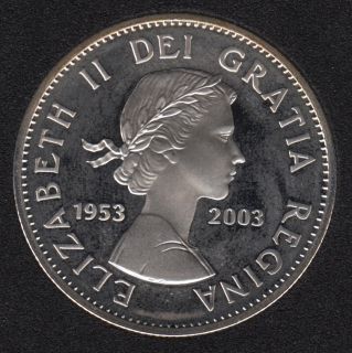 2003 - 1953 - Proof - Silver - Canada 50 Cents