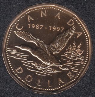 1997 - 1987 - Specimen - Huard en Vol - Canada Dollar
