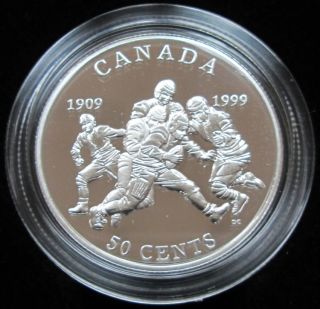 1999 CANADA 50 Cents Argent Sterling - Premiere Partie Coupe Grey