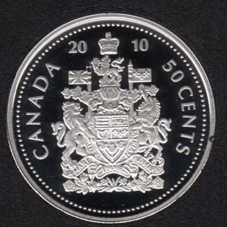 2010 - Proof - Silver - Canada 50 Cents