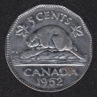 1952 - Canada 5 Cents