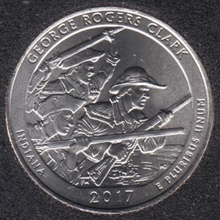 2017 D - George Rogers Clark - 25 Cents