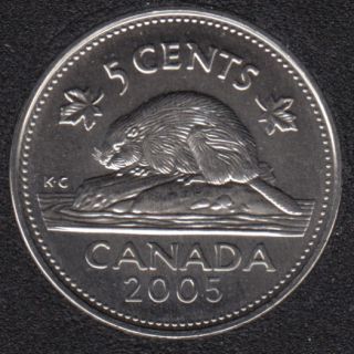 2005 P - B.Unc - Canada 5 Cents
