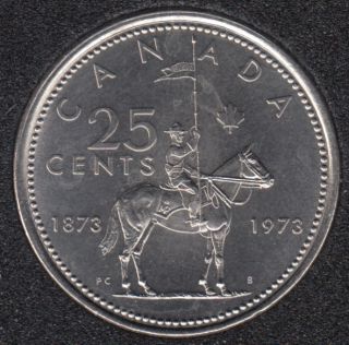 1973 - B.Unc - Canada 25 Cents