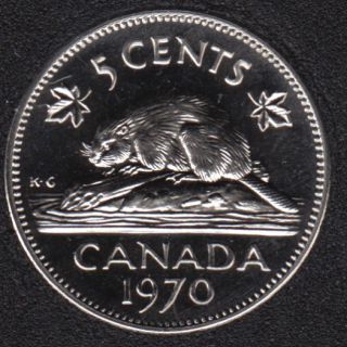 1970 - Proof Like - Canada 5 Cents