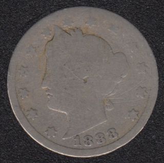1888 - Liberty Head - 5 Cents