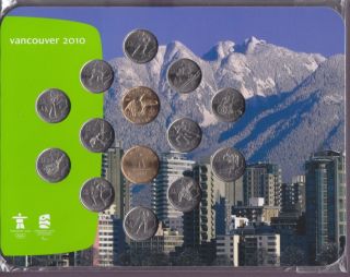2010 - Collection de pièces de circulation - Paysage de Vancouver