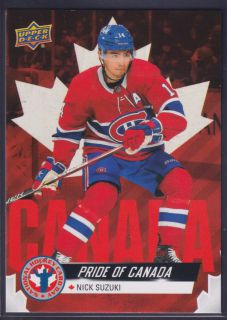 Can-9 - Nick Suzuki - Montreal Canadiens - Pride of Canada