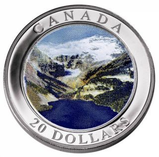 2003 - $20 Dollars Fine Silver The Rocky Mountains HOLOGRAM