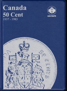 50¢ Album Canada Uni-Safe (Cinquante Cents) 1937-1983