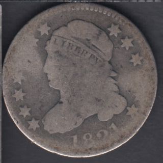 1821 - Large Date - Capped Bust - 10 Cents