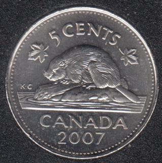 2007 - B.Unc - Canada 5 Cents